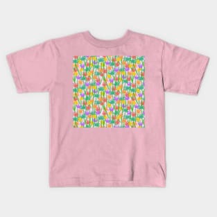 Wildflowers- pink Kids T-Shirt